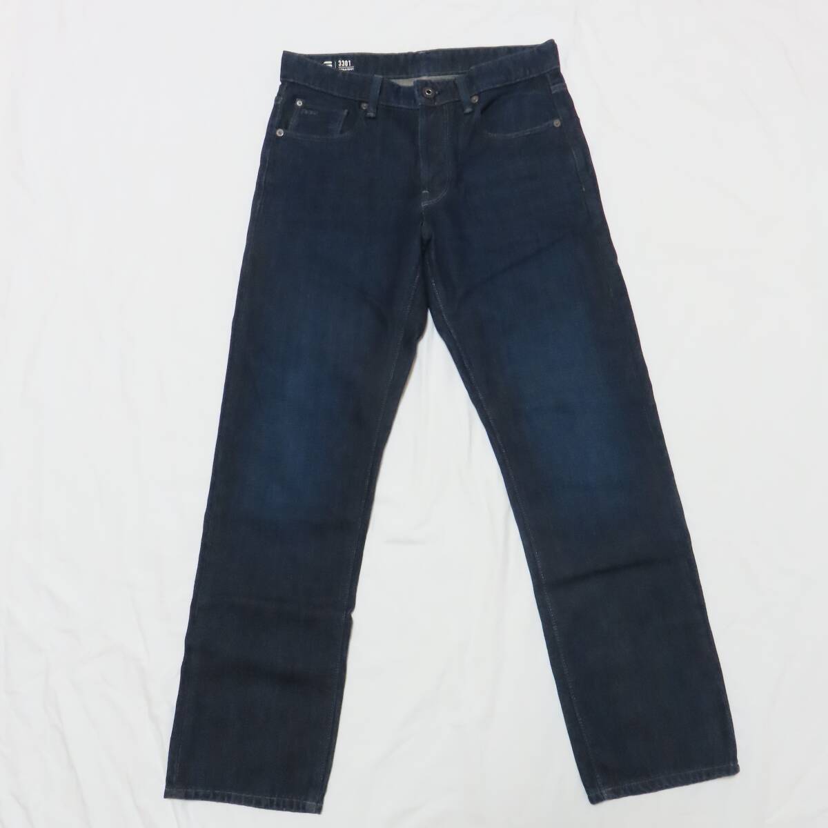 即決 G-STAR RAW 3301ストレッチ ジーパン 29 ウェスト約76cm 拍卖