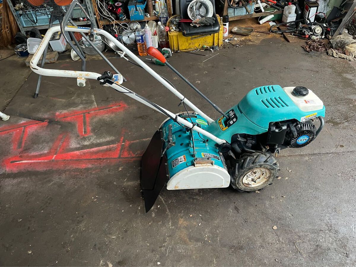 兵庫県発 クボタ 耕運機 菜ビ TR350 ガソリン リコイル 始動OK 拍卖