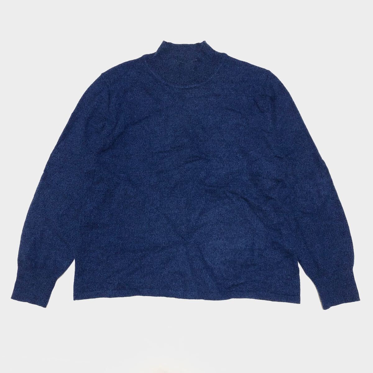 【送料360円】Lierna ハイネックカシミアセーター ニット カシミヤ 女性用 レディース Lサイズ 古着 長袖 H-7拍卖