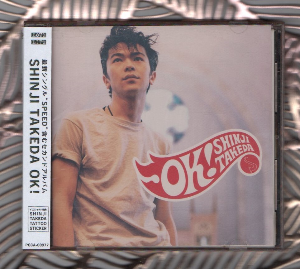 ∇ 武田真治 ステッカー付 9曲入 1996年 CD/OK/SPEED 収録/シンディ拍卖