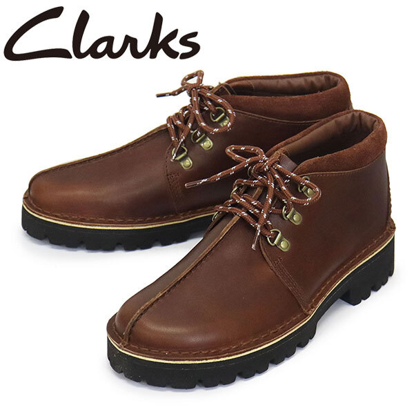 Clarks (クラークス) 26178195 Trek Hike トレックハイク メンズシューズ British Tan Leather CL126UK9-約27.0cm拍卖