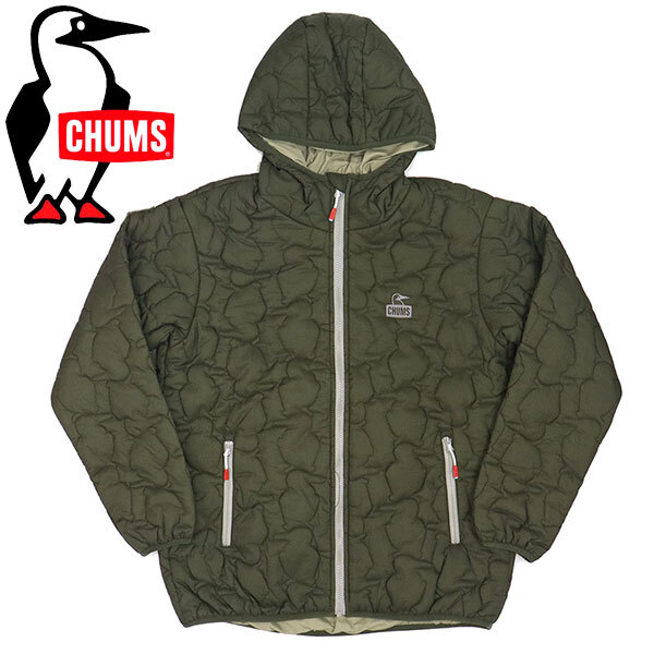 CHUMS (チャムス) CH14-1415 Booby Stitch Padded Hoodie レディース ブービーステッチパテッドフーディ CMS164 M032Olive M拍卖