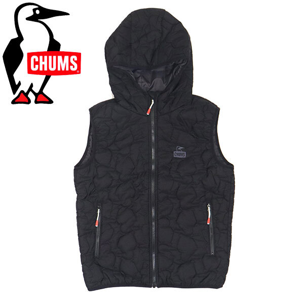 CHUMS (チャムス) CH14-1416 Booby Stitch Padded Vest レディース ブービーステッチパテッドベスト CMS165 K001Black L拍卖