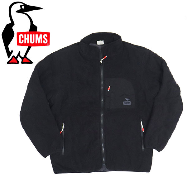CHUMS (チャムス) CH14-1417 Booby Stitch Fleece Jacket レディース ブービーステッチフリースジャケット CMS166 K001Black M拍卖