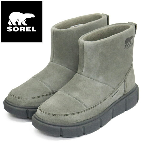 SOREL (ソレル) WMS NL5122 ソレルエクスプローラー3 スリッポンウォータープルーフ レディースブーツ 052QUARRY SRL123 US7.5-約24.5cm拍卖