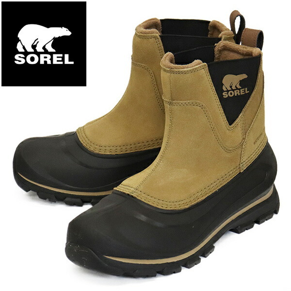 SOREL (ソレル) NM5182 バクストンプルオン ウォータープルーフ メンズ 257DELTA SRL142 US9.5-約27.5cm拍卖