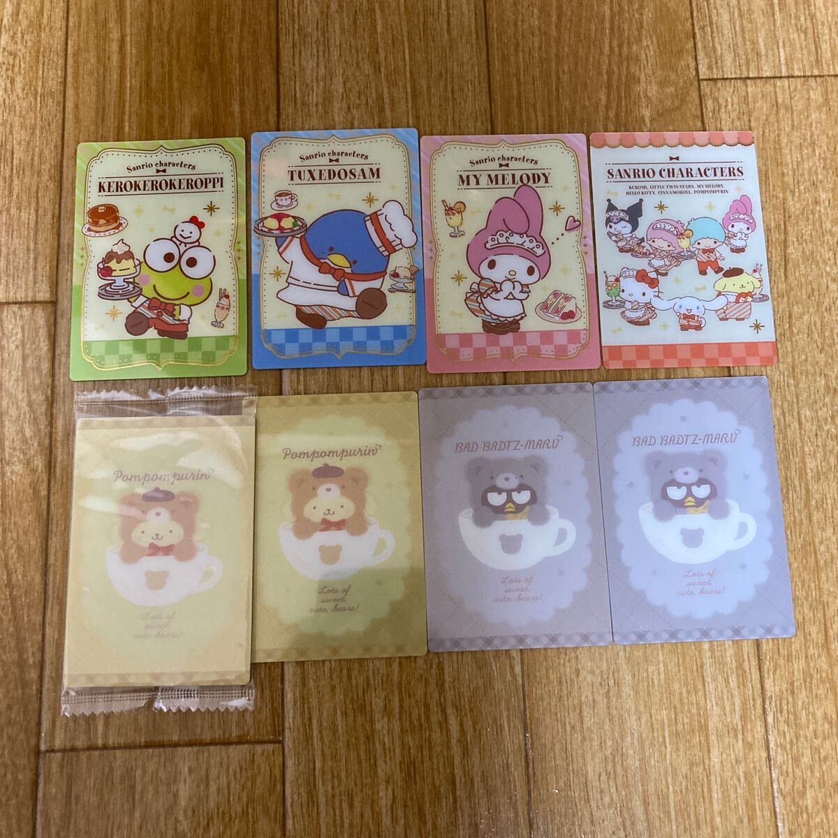 サンリオキャラクターズ ウエハース4☆8枚セット☆F拍卖