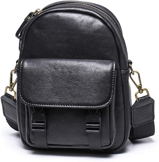 「81SHOP」 アンティーク風合い鞣し天 然 牛革ミニショルダーバッグ メンズ ポシェット メッセンジャーバッグ小さめ ショルダーミニポーチ拍卖