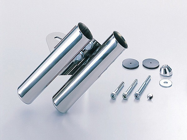 JOGアプリオ/EX/T2(94-01/4JP/4LV)用 ロッドホルダー(タイプ1/ミニスクーター/ステンポリッシュ)|ハリケーン拍卖