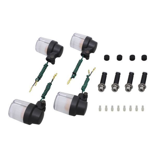 XJR1200用 スーパーバイクタイプ ウインカーKIT ブラックボディ/クリアーレンズ|ポッシュフェイス/POSH拍卖