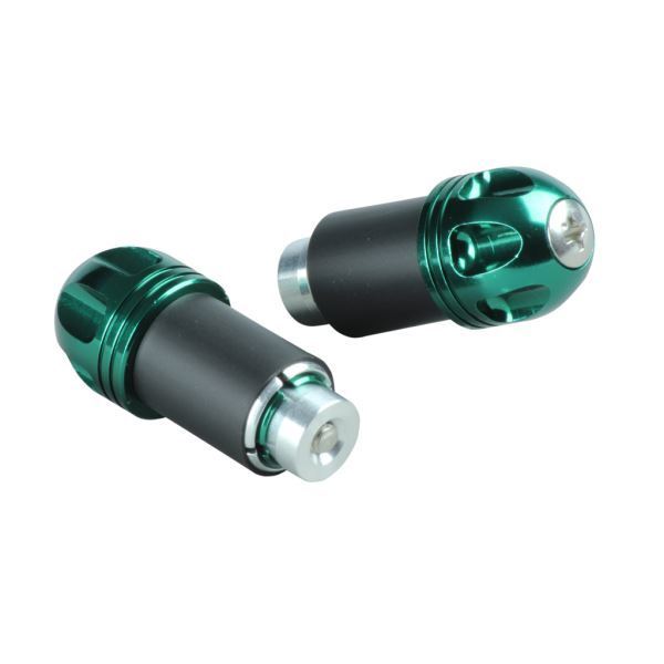 GSR400(2006-2010) 用 NASAタイプ バーエンドキャップ(外径22mm) ダークグリーン|ポッシュフェイス/POSH拍卖
