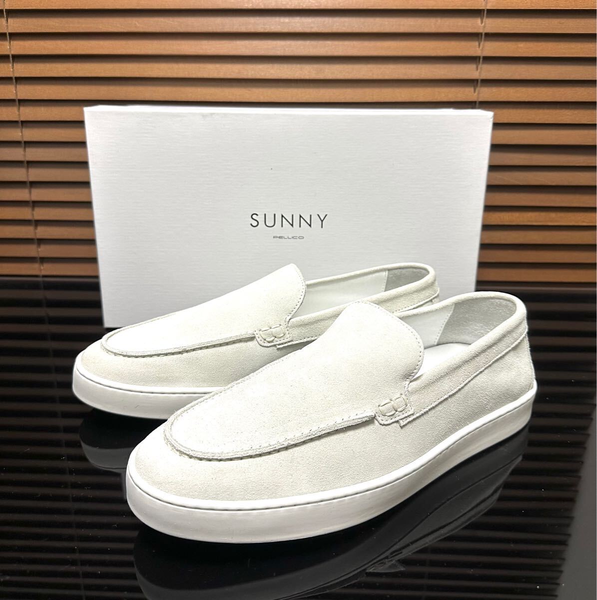 BEAMS別注 最新作 PELLICO SUNNY 別注スエード スニーカー拍卖