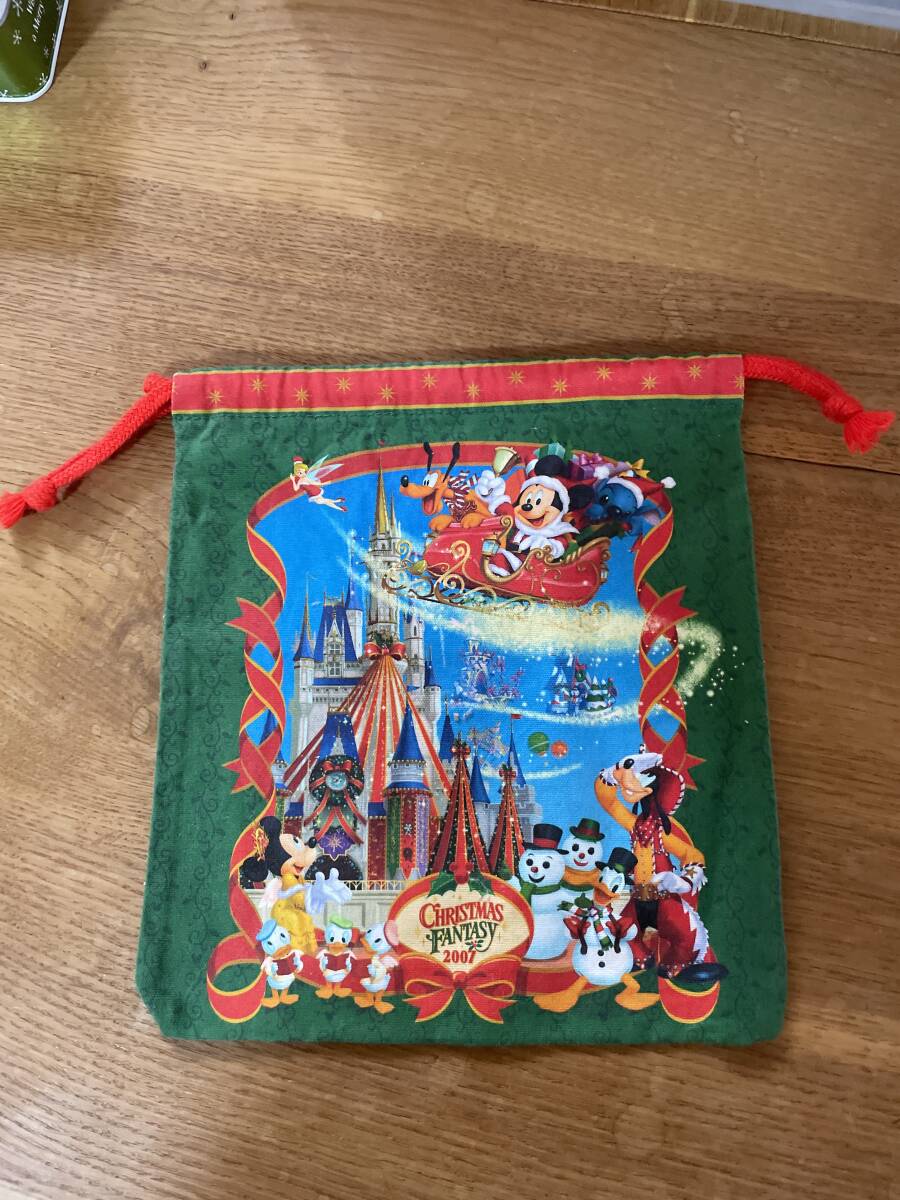 ◎TDR ディズニーリゾート 巾着袋 クリスマス拍卖