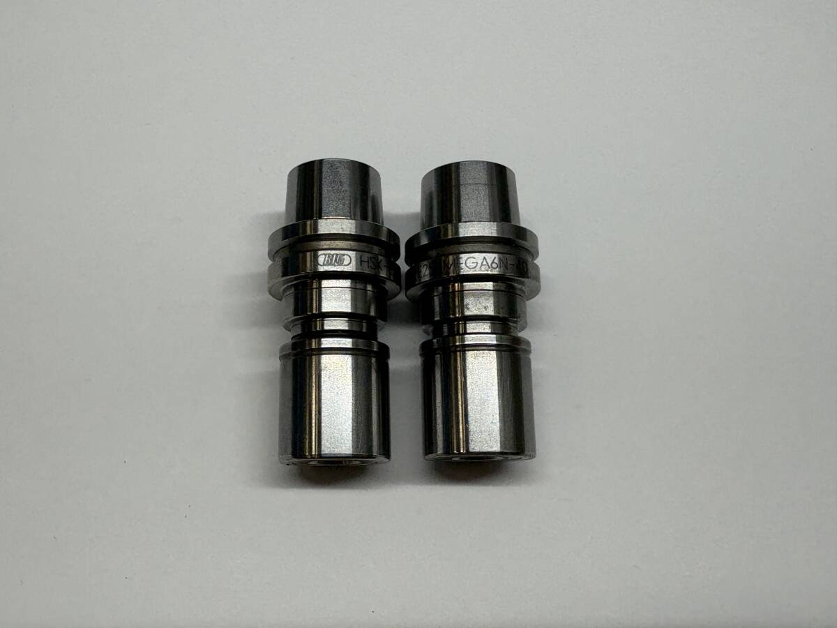 BIG 大昭和精機 メガニューベビーチャック HSK-E25-MEGA6N-40 。 2本セット。 中古品 (10202459)拍卖