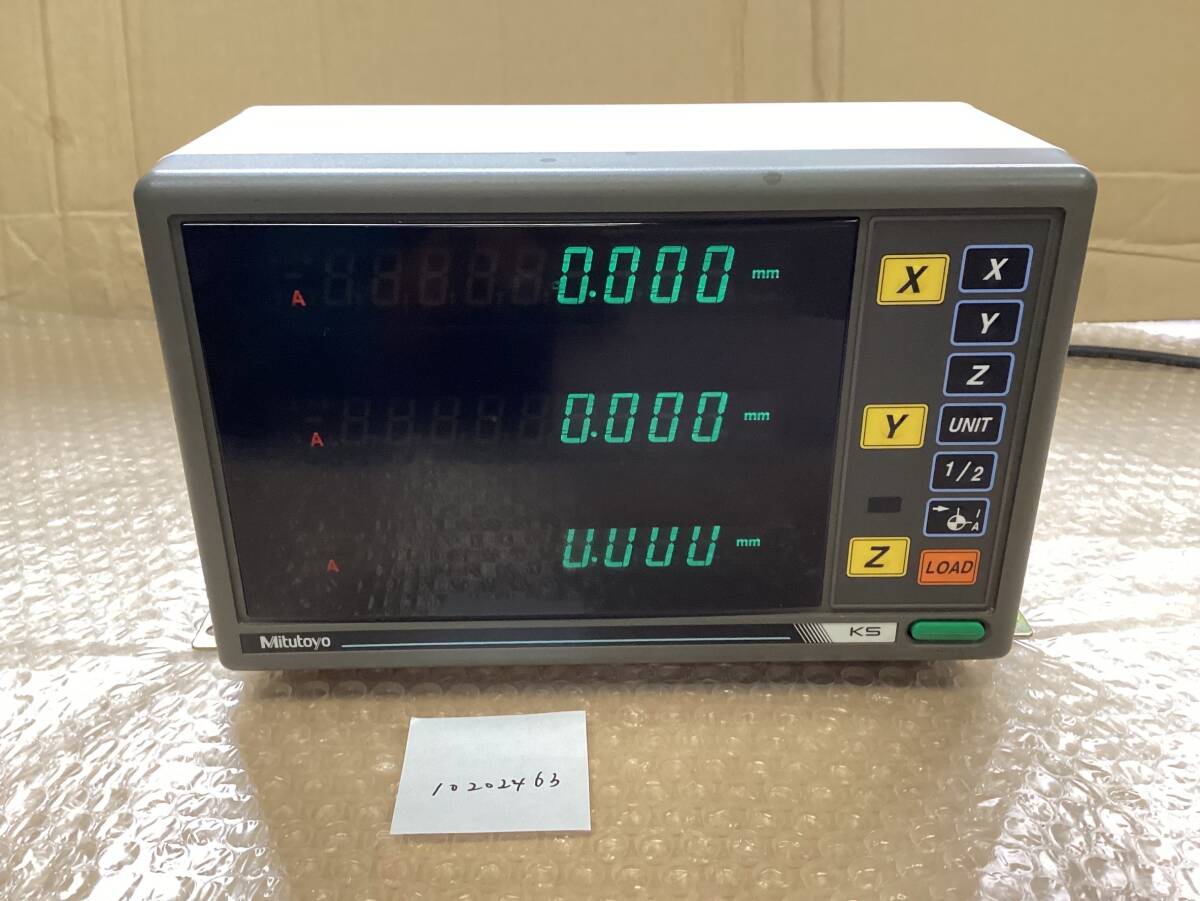 Mitutoyo ミツトヨ デジタルカウンター KS-13(動作確認済み) 中古品 3軸 ディスプレイ (10202463)拍卖