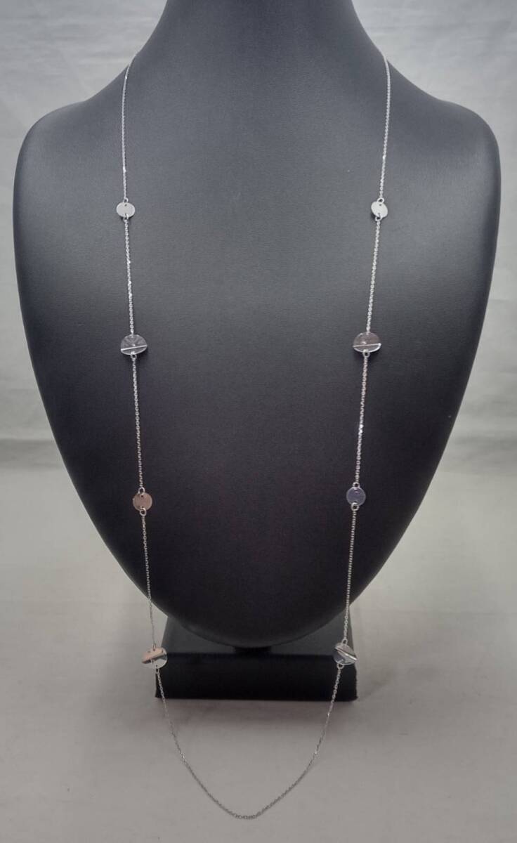 K18 WG 2.9g ウノアエレ ネックレス 84cm拍卖