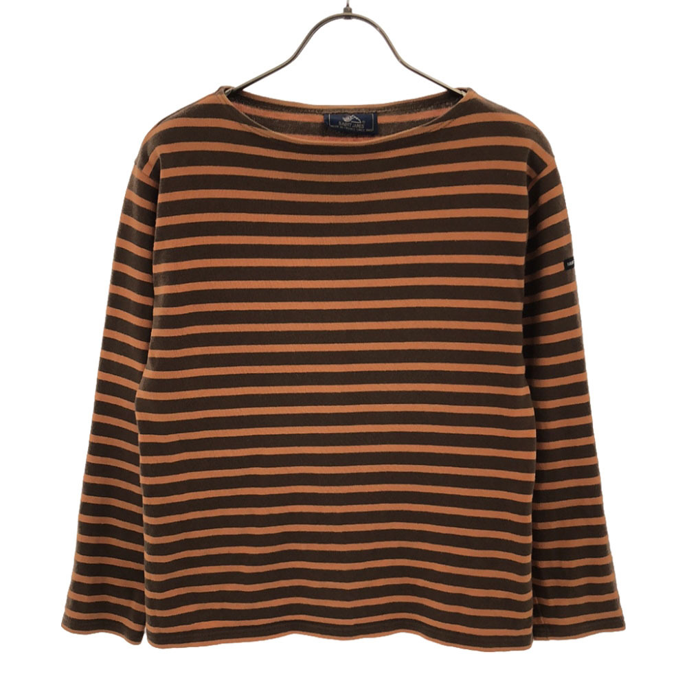 セントジェームス 90s フランス製 オールド ボーダー柄 長袖 ボートネック バスクシャツ XXS SAINT JAMES ロンT メンズ拍卖