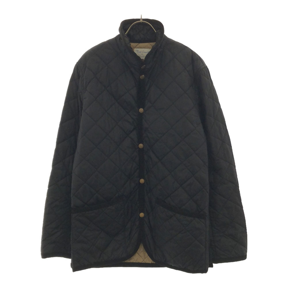 ヴァンドウェスト パー ルミノア 日本製 長袖 キルティングジャケット M ブラック Vent d'ouest par Le Minor レディース拍卖