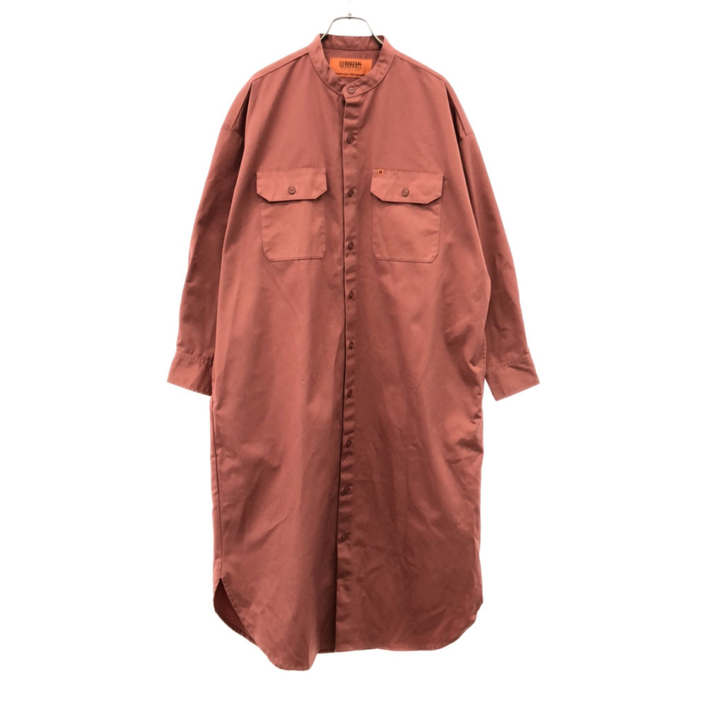 ユニバーサルオーバーオール シップスエニィ 長袖 バンドカラーウォッシャブルソフトワーク ワンピース UNIVERSAL OVERALL レディース拍卖