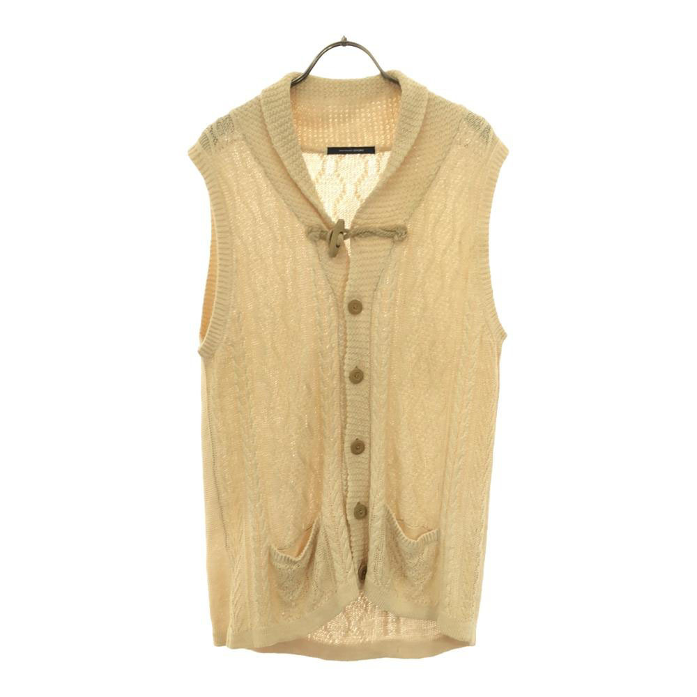 アーバンリサーチドアーズ リネン ケーブル編み ニットベスト 40 ベージュ URBAN RESEARCH DOORS レディース拍卖