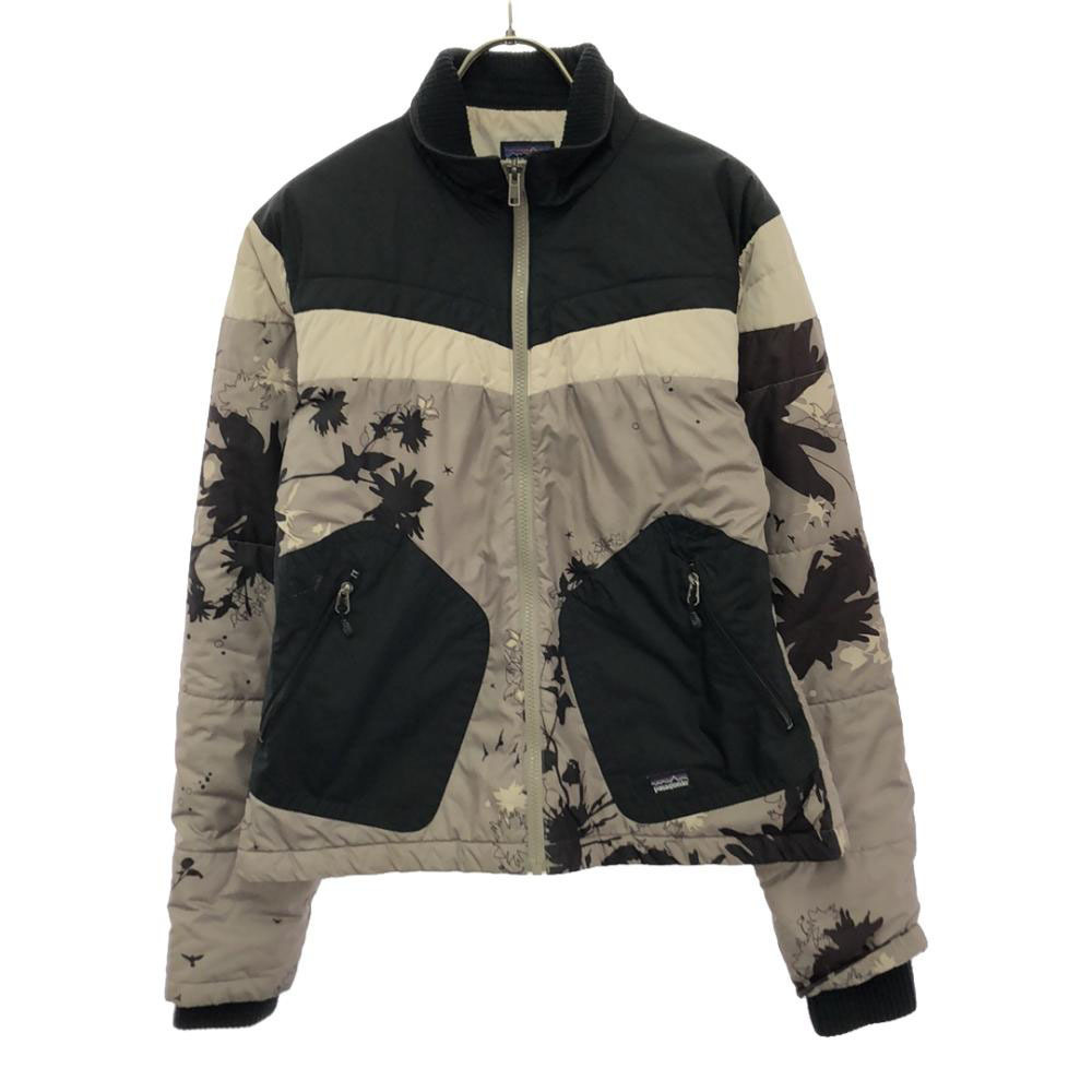 パタゴニア 総柄 ジップジャケット S ブラウン×ブラック patagonia アウトドア 20360F7 レディース拍卖