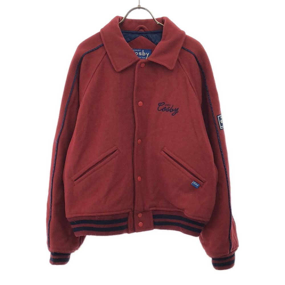 ジェリーコスビー ウールブレンド ブルゾン M レッド GERRY COSBY ジャケット メンズ拍卖