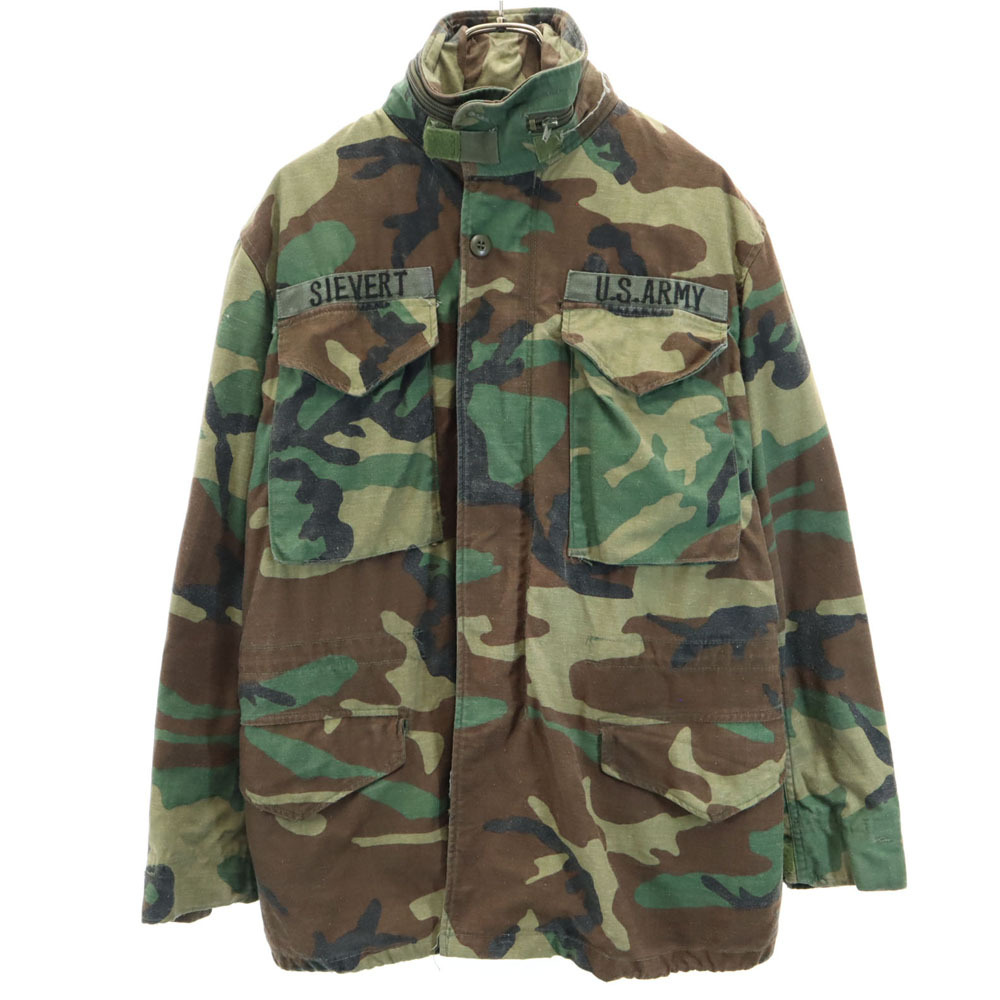 アメリカ軍 90s 8415-01-039-7831 DLA オールド 迷彩柄 M-65 フィールドジャケット US ARMY メンズ拍卖