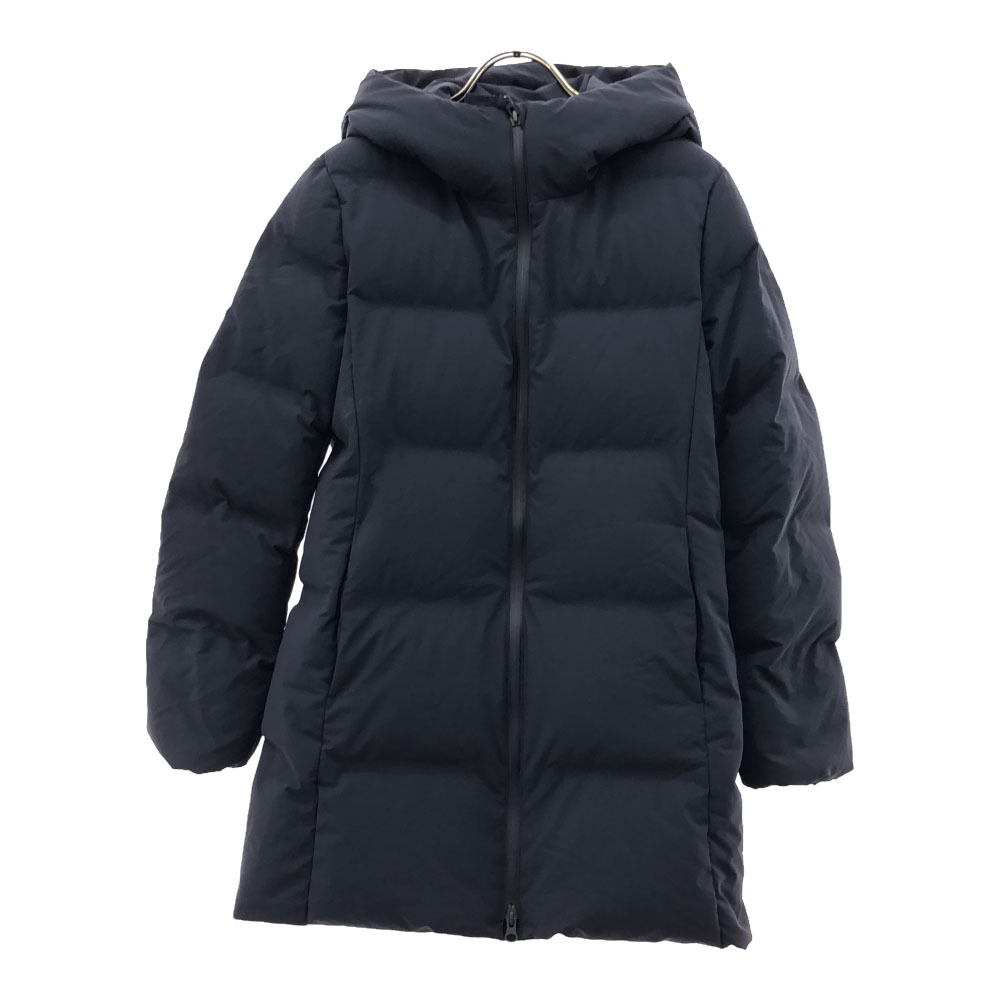ユニクロ 未使用 シームレスダウンショート コート S ネイビー UNIQLO レディース拍卖