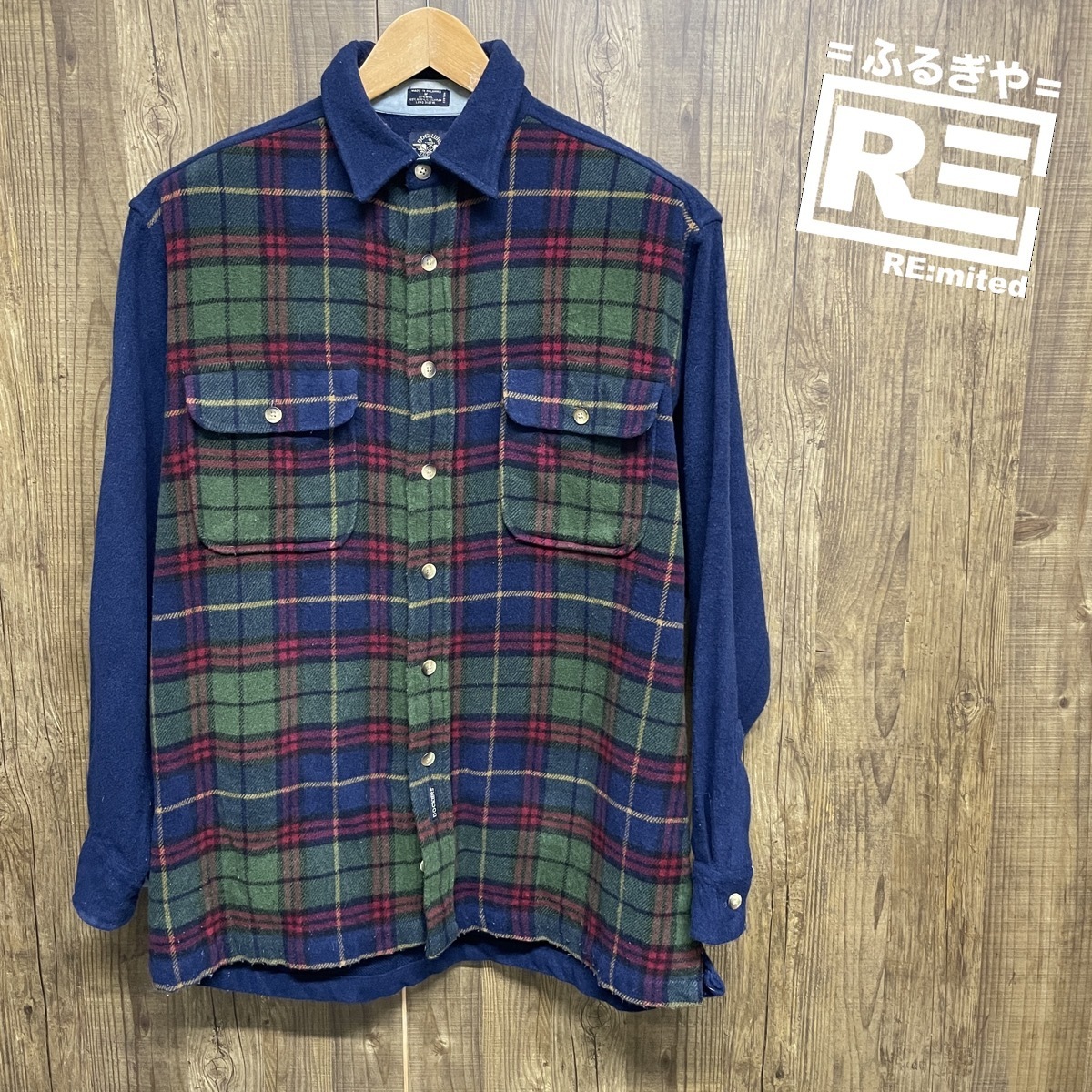 古着 M DOCKERS levi's リーバイス 長袖シャツ 2791拍卖