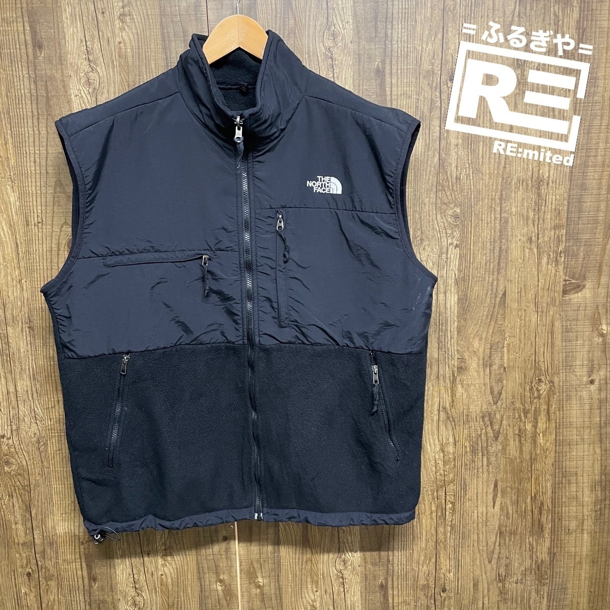 古着 XL THE NORTH FACE ノースフェイス デナリ フリースベスト 4013拍卖
