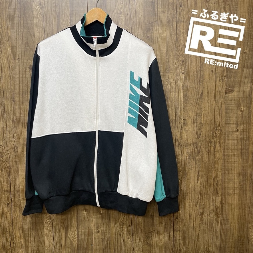 古着 L~XL相当 NIKE ナイキ フルジップスウェット 裏起毛 4830拍卖