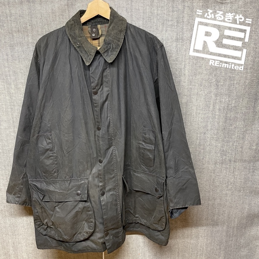 古着 46 Barbour バブアー BORDER オイルドジャケット 2818拍卖