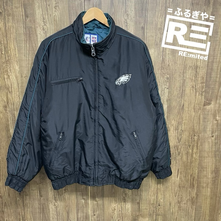古着 L ナイロンジャンパー NFL フィラデルフィアイーグルス 2353拍卖