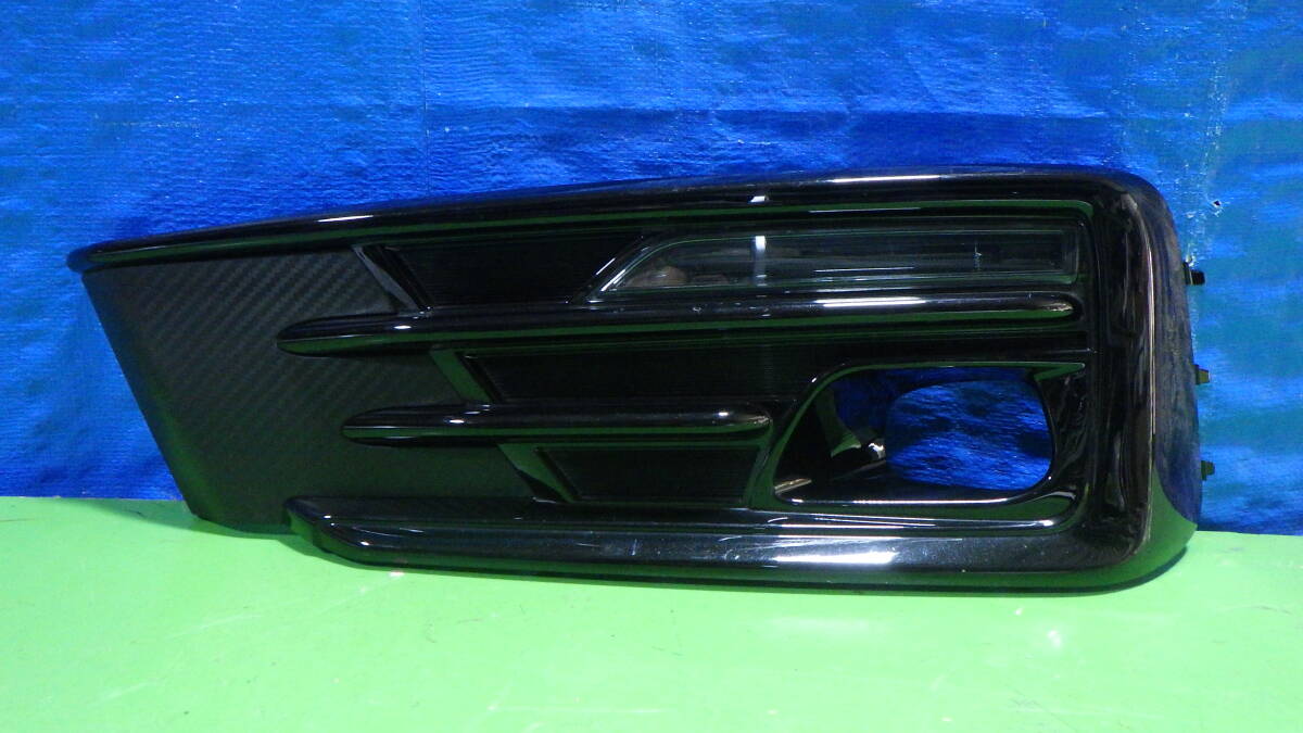 61017-3 インプレッサ GT7 後期 STIスポーツ フロント バンパー 左 フォグカバー 黒 H4517FL226 純正 中古 棚18拍卖