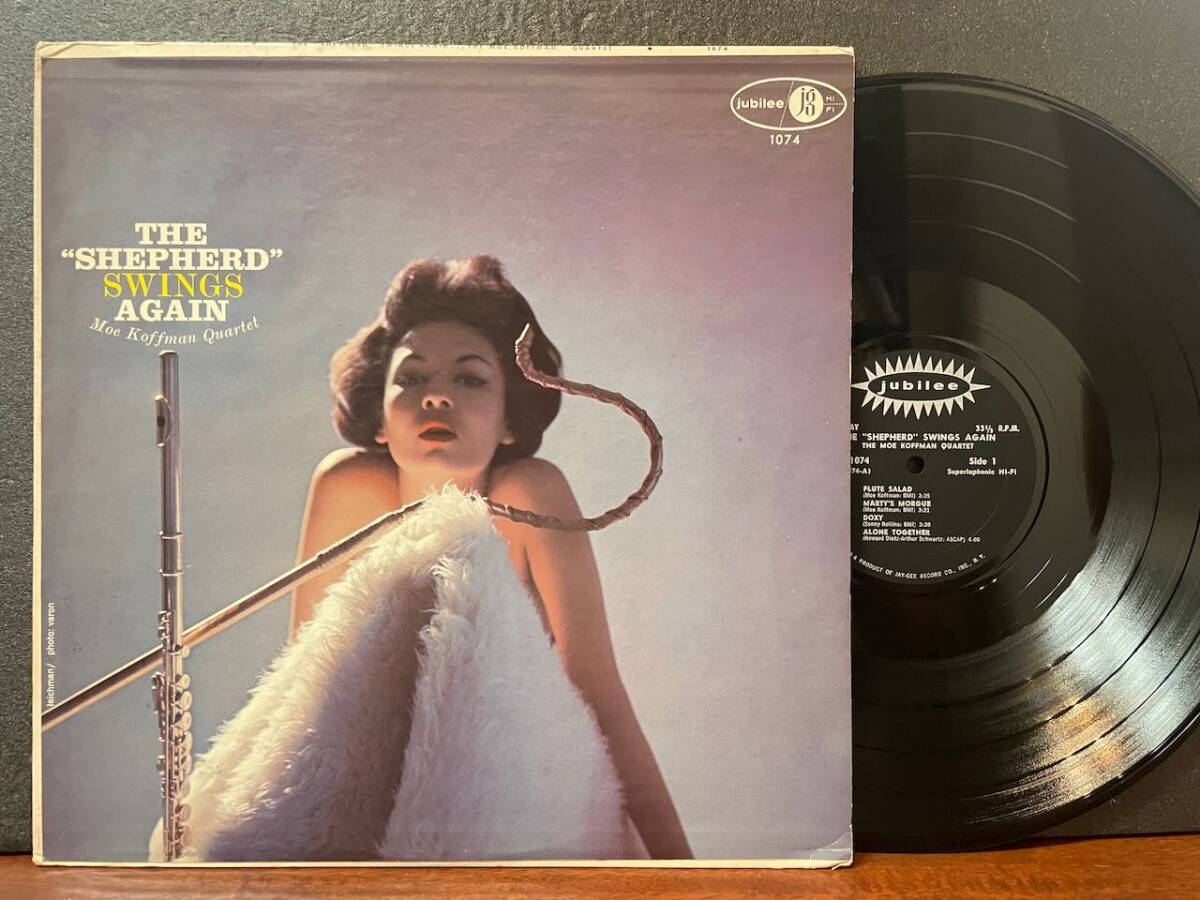 【即決】US初期プレスMONO/Moe Koffman Quartet/The "Shepherd" Swings Again/Jubilee JGM 1074拍卖
