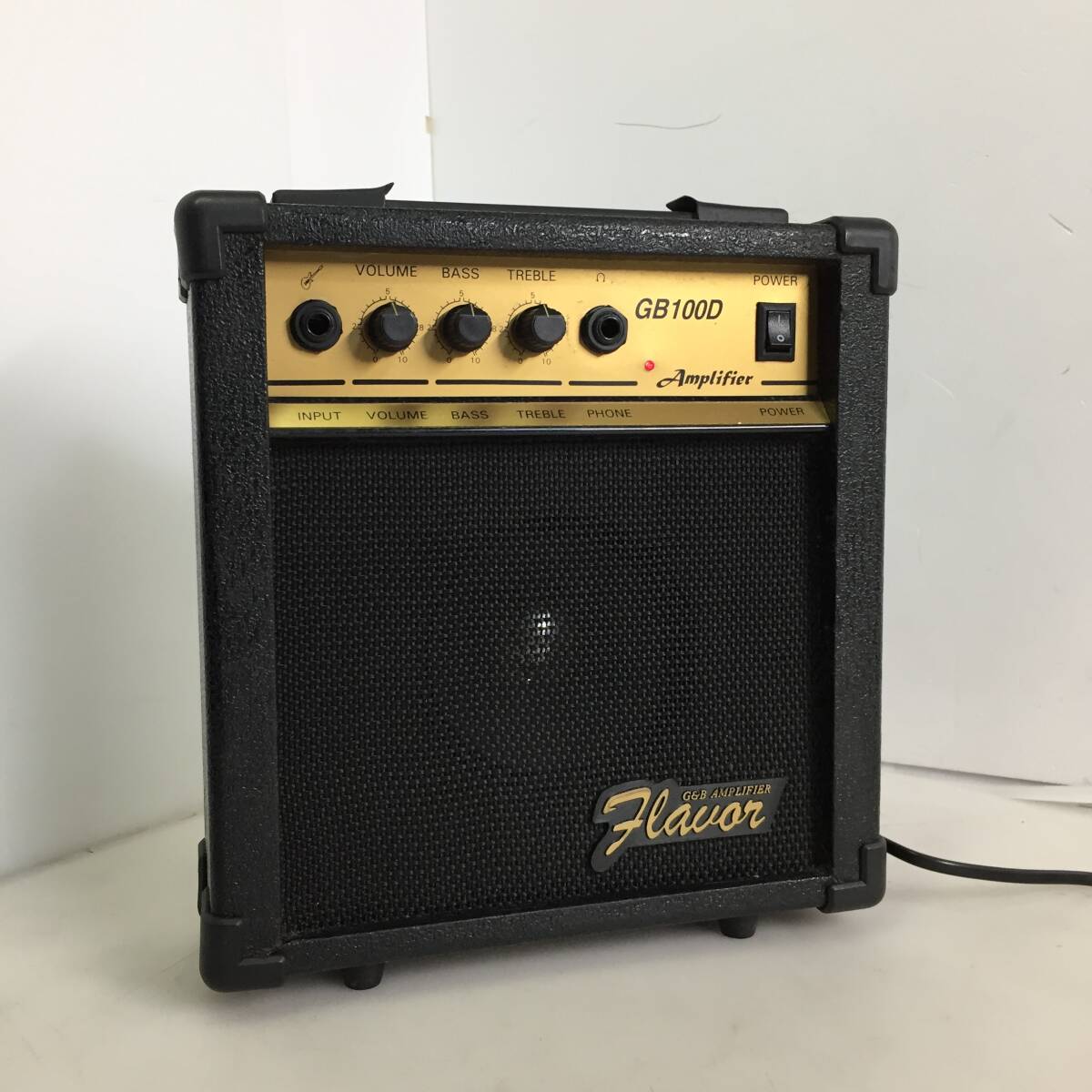 即決★Flavor G&B AMPLIFIER GB100D ギターアンプ/小型アンプ/薄型アンプ/壁掛け穴有り【通電確認のみ/現状渡し】拍卖