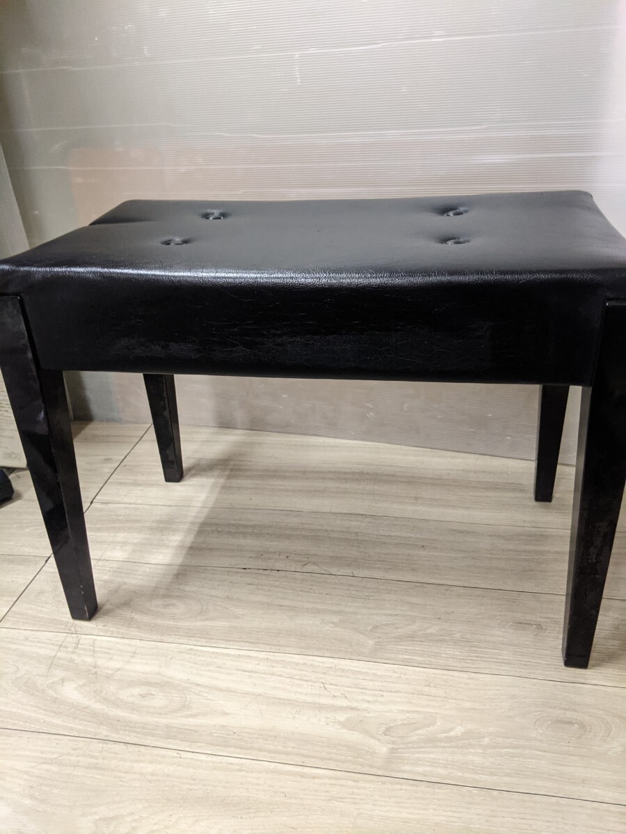 YAMAHA ヴィンテージ ピアノ椅子 スツール ピアノ 黒拍卖