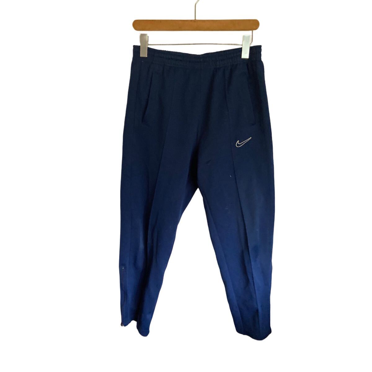 90’s vintage NIKE白タグトラックパンツジャージパンツ L ネイビー拍卖