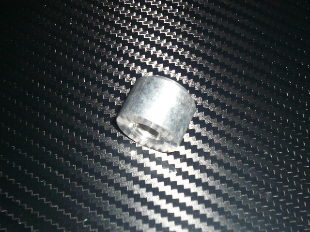 アルミニウム 溶接ボス M6 小径 小型タイプ 新品♪ 直径15.8mm 高さ15mm 溶接側テーパー加工済み拍卖