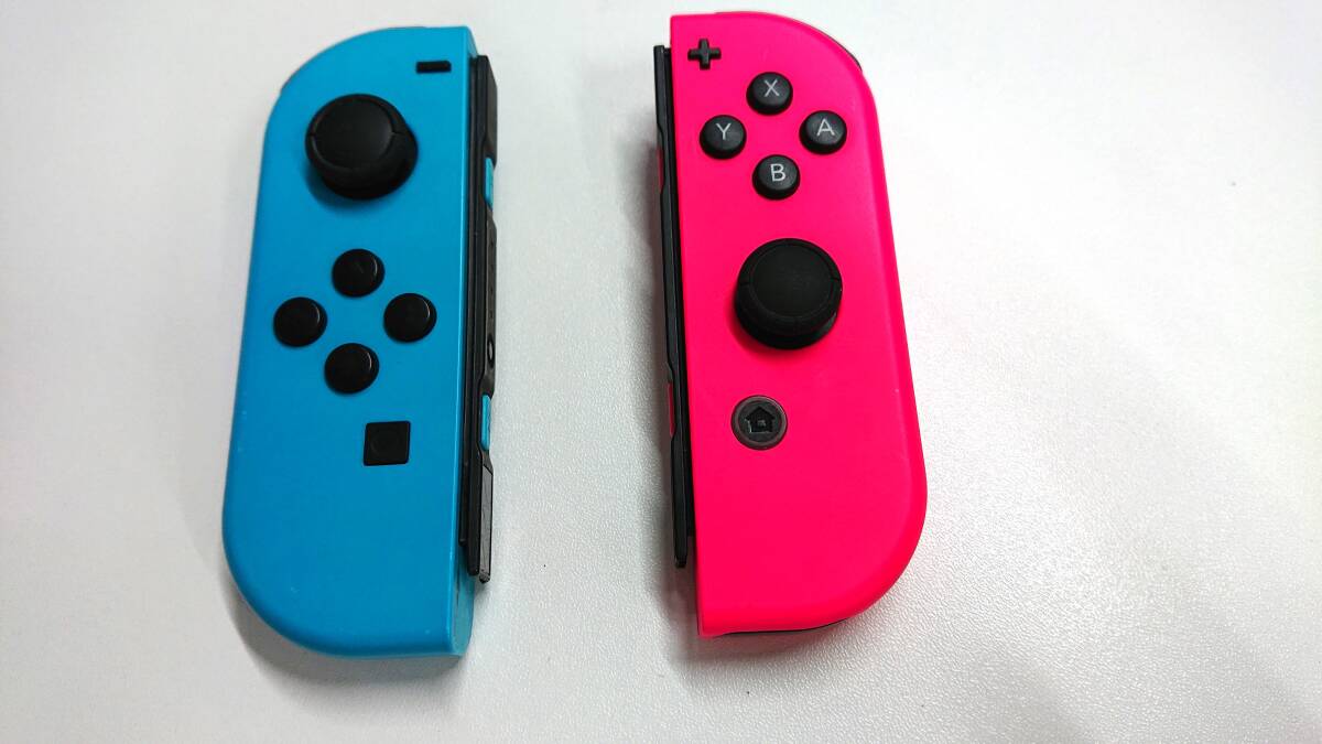 【ジャンク品】Nintendo Switch Joy-Con(L)ネオンブルー/(R)ネオンピンク拍卖