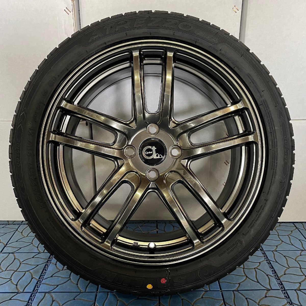 TOYOTA トヨタ ヤリス ホイール タイヤセット 17インチ 特選タイヤ 205/40R17 4本セット Archst(アーチスト)新品 1台分 サマータイヤ拍卖