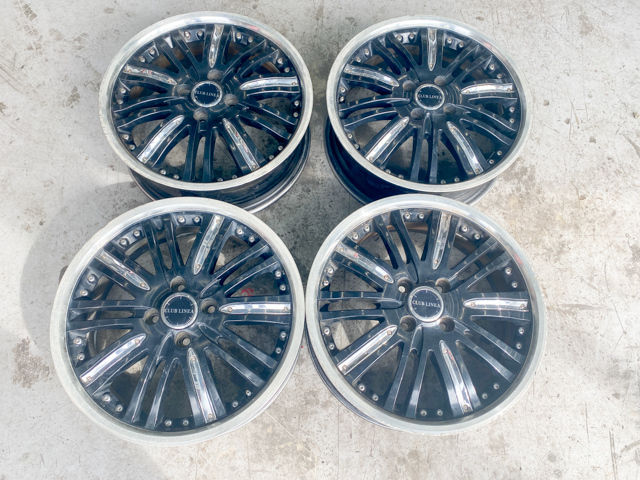 軽自動車等 クラブリネア CLUB LINEA 16インチ 5.5JJ +45 4穴 100 傷あり拍卖