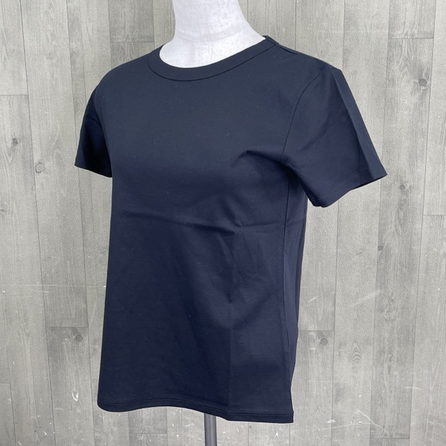 送料無料 新品タグ付き Petit Espoir プチエスポワール レディース シルケット Tシャツ ブラック Sサイズ 59740/在★6拍卖