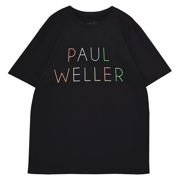PAUL WELLER ポールウェラー Multi Colour Logo Tシャツ Mサイズ オフィシャル拍卖