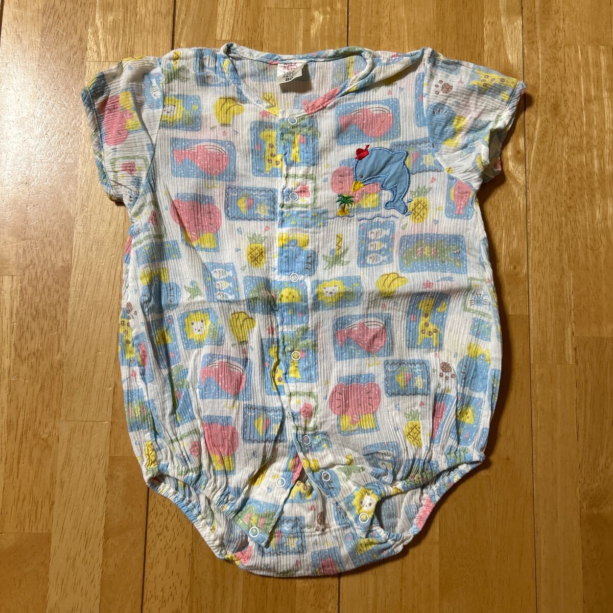 MILK BOTTLE カバーオール ロンパース サイズ80 綿100% 中古品 美品 送料無料拍卖