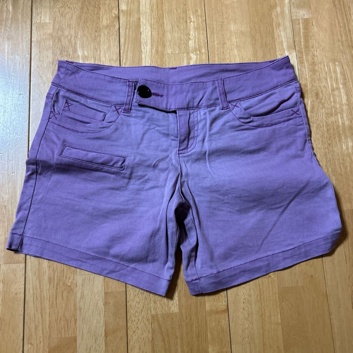 ViVi fleurs ヴィヴィフルール ショートパンツ パープル サイズM レディース 中古品 送料無料拍卖