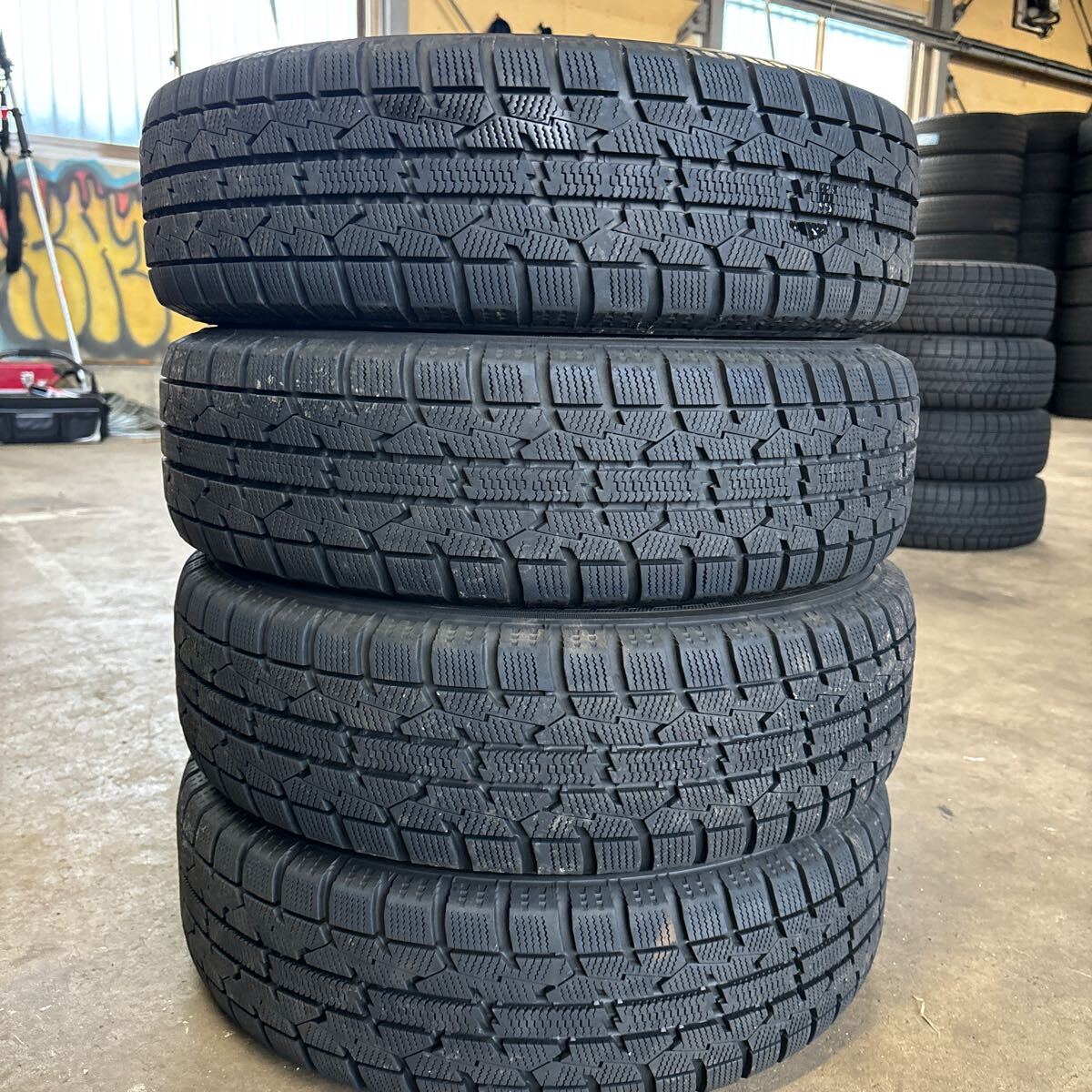 155/65R13 73Q TOYO GARIT GIZ アルミホイール付き スタッドレスタイヤ 4本セット拍卖