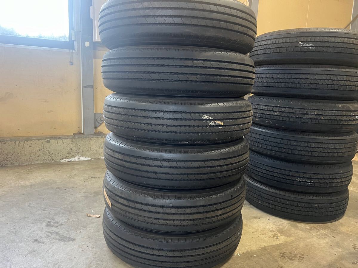 ◆SL26◆205/75R16 113/111L LT YOKOHAMA SUPER STEEL RY107B トラック用タイヤ 2022年製 バリ山 6本セット拍卖