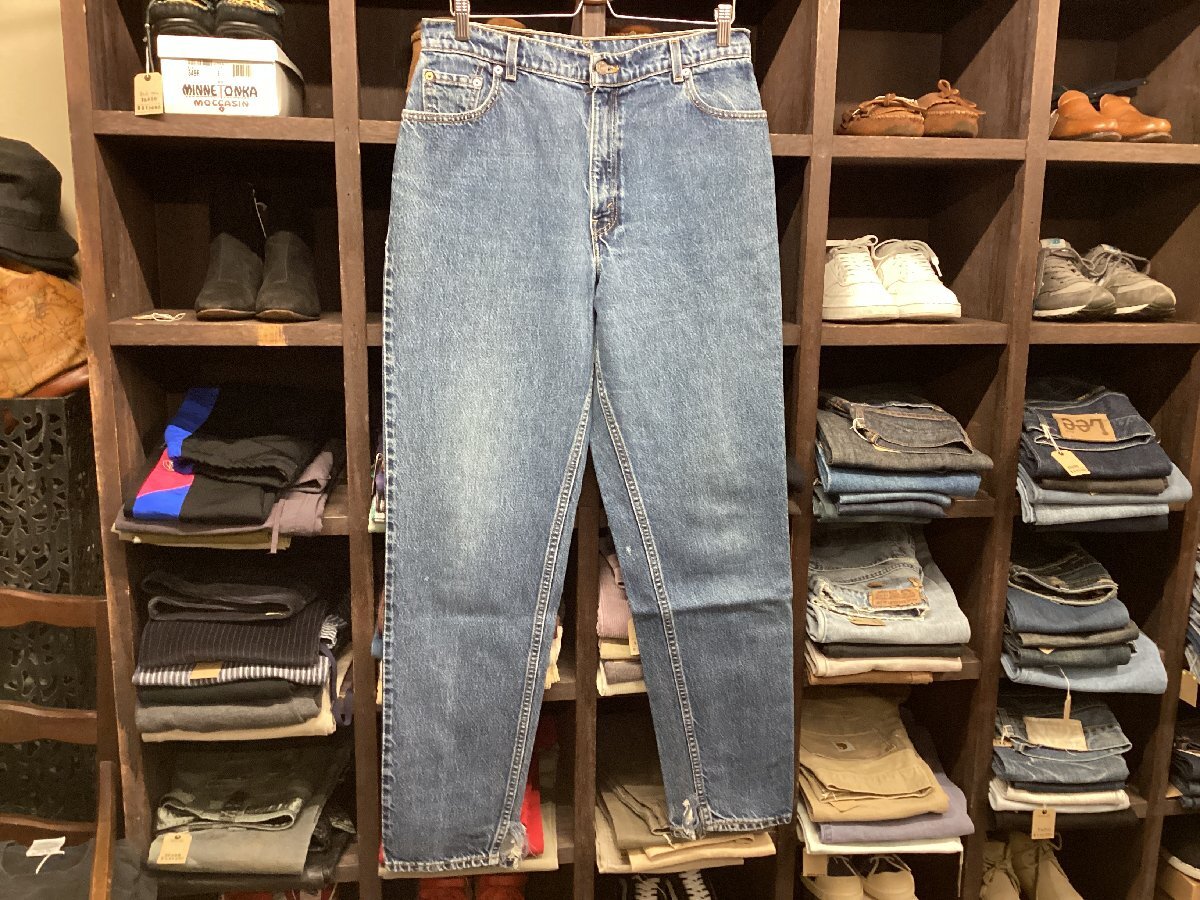 90'S MADE IN USA LEVI'S #550 DENIM PANTS SIZE 14(実寸32) アメリカ製 リーバイス デニム パンツ ジーンズ ジーパン テーパード拍卖