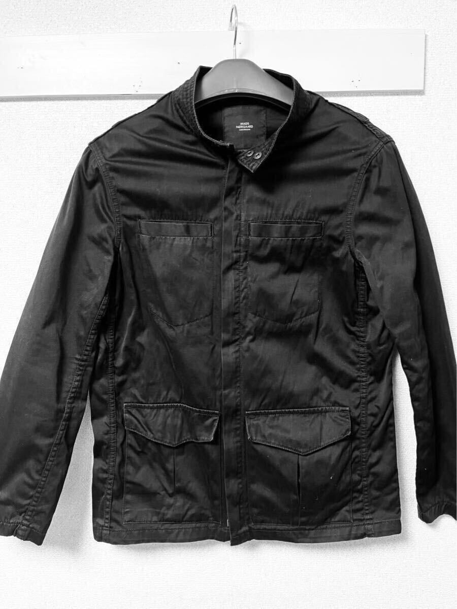 「MADS NOGARD 」バイカーブルゾン size46 カラーBLK. コペンハーゲン シーズンど真ん中拍卖